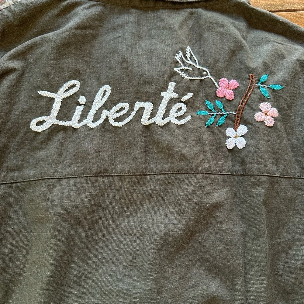 Sézane x CSAO embroidered Tomboy Shirt, EU 44 - Picture 2 of 6